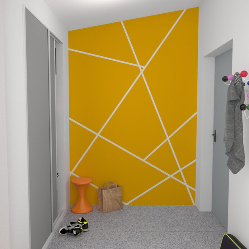 Masking tape UNI coloris blanc mat