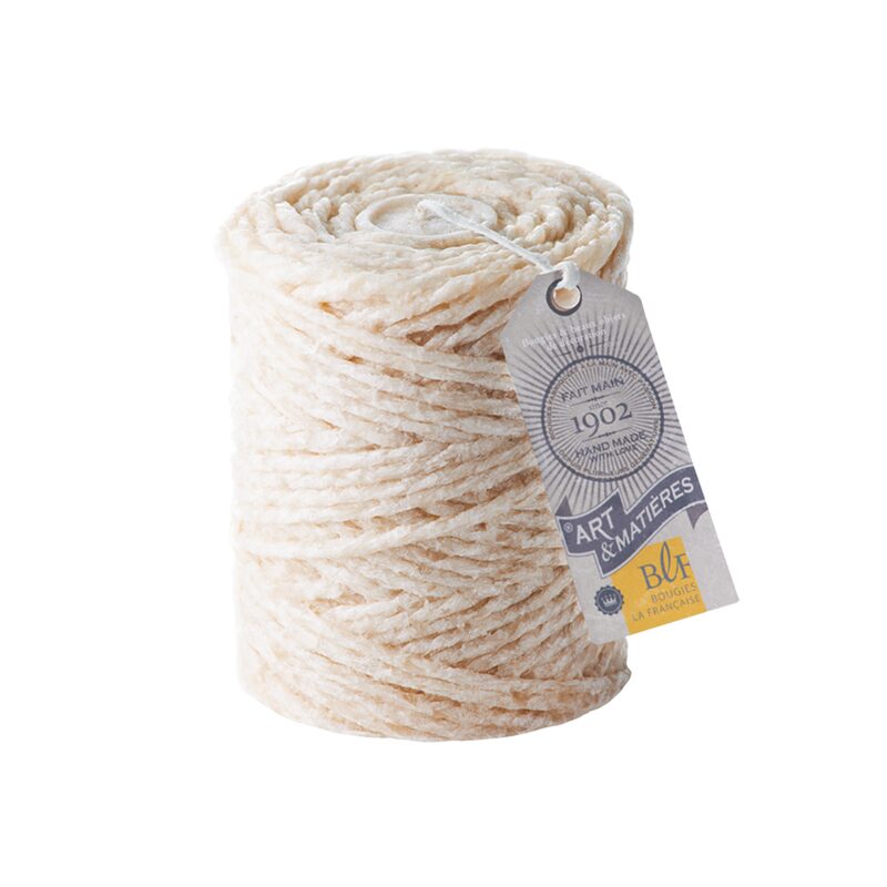 Bougie BOBINE DE FICELLE coloris écru