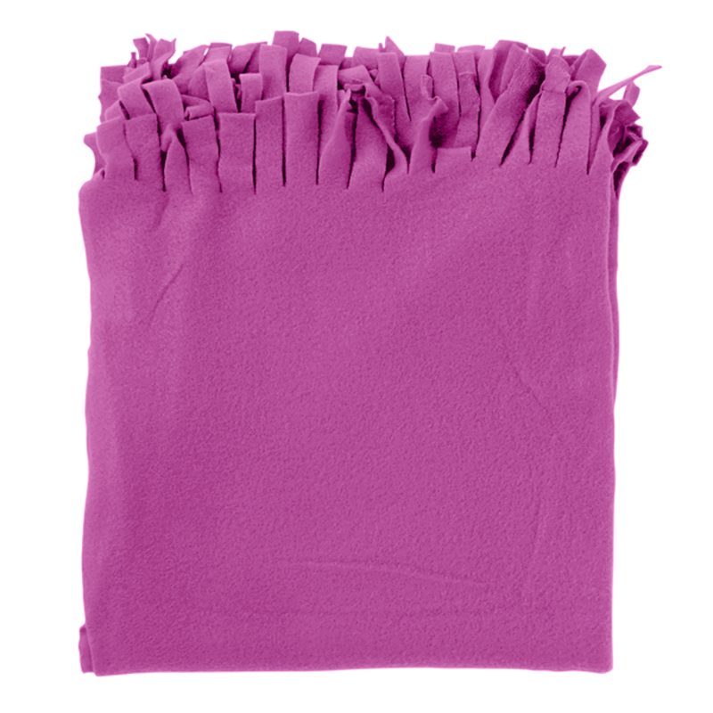Plaid polaire MARLEY coloris fuchsia