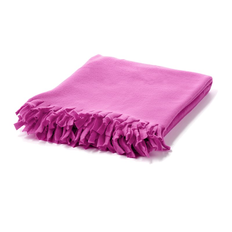 Plaid polaire MARLEY coloris fuchsia