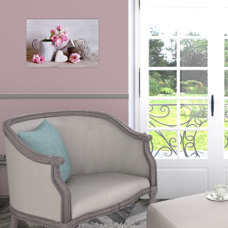 Toile imprimée PINK NATURE 60 x 40 cm