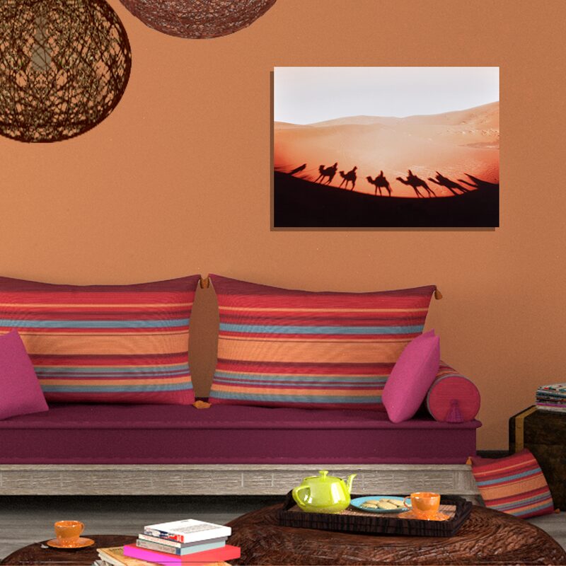 Toile imprimée TOUAREG 70 x 50 cm