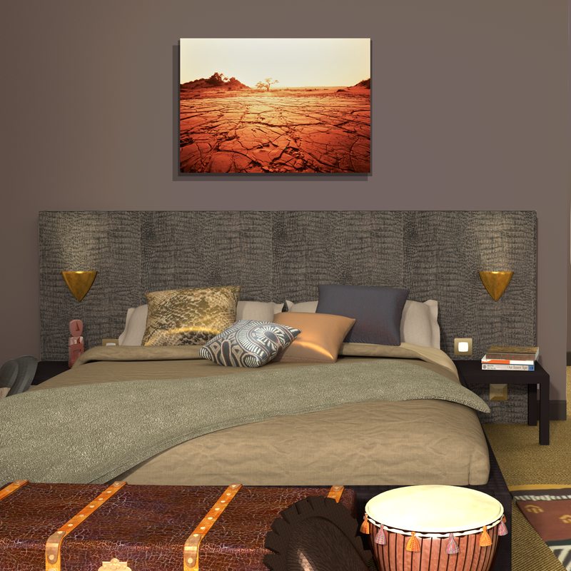 Toile imprimée ARIDE 70 x 50 cm