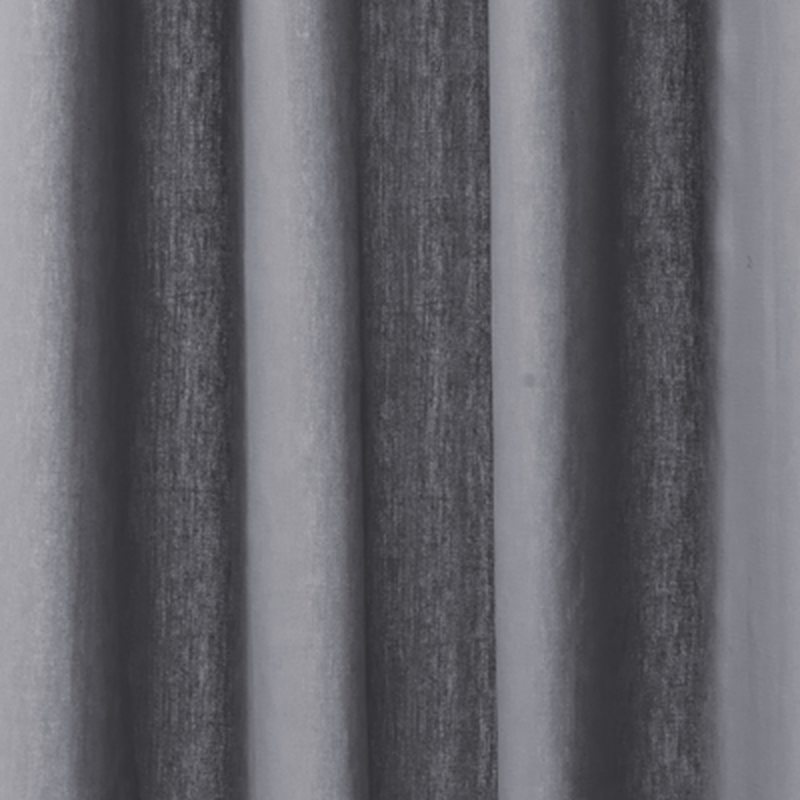 Rideau COTOON coloris gris moyen 140 x 240 cm