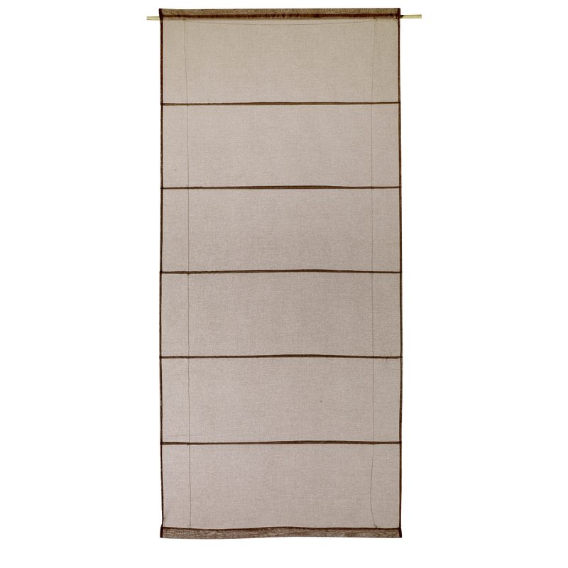 Store bateau TEMPORA coloris chocolat 90 x 200 cm