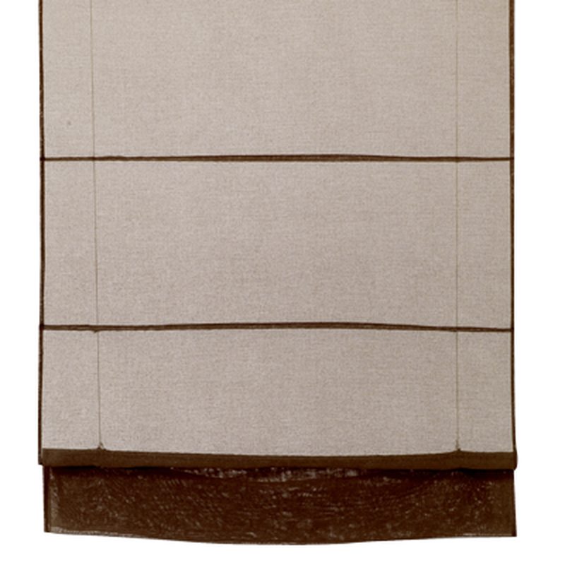 Store bateau TEMPORA coloris chocolat 90 x 200 cm