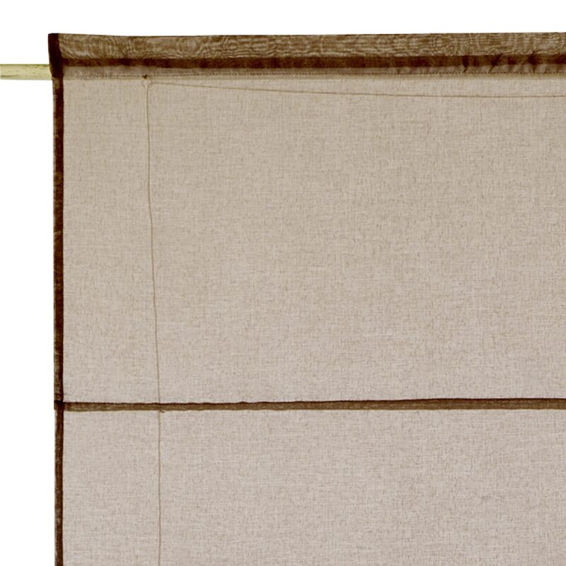 Store bateau TEMPORA coloris chocolat 90 x 200 cm