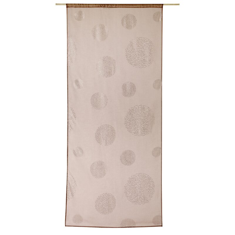 Vitrage ESSENTIEL coloris taupe 90 x 210 cm