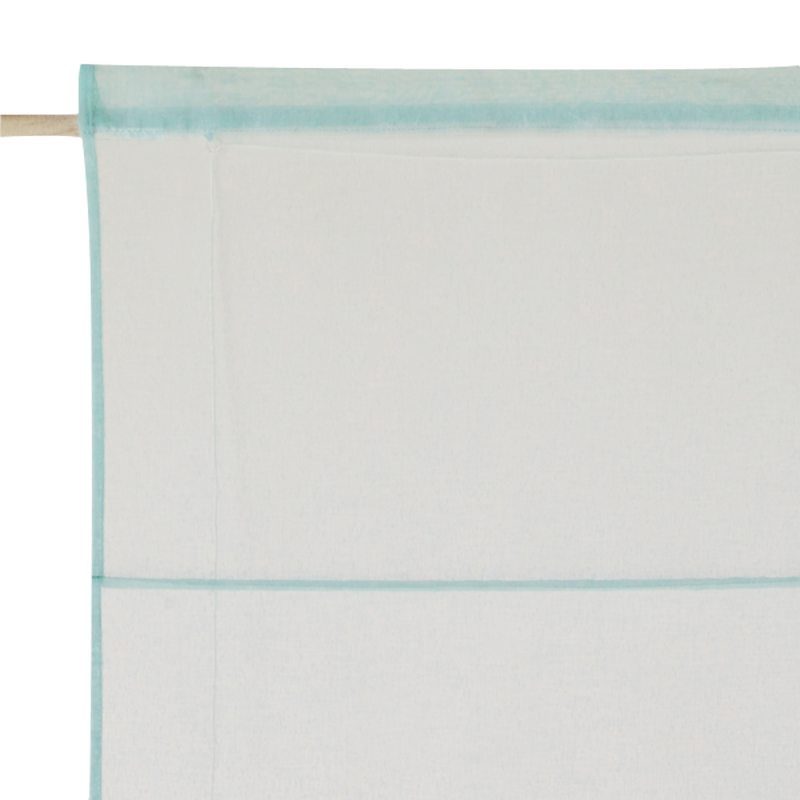 Store bateau TEMPORA coloris bleu aqua 90 x 200 cm