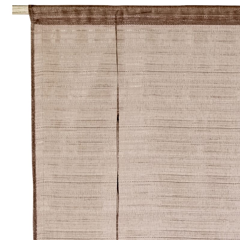 Vitrage LOLA coloris taupe 70 x 200 cm