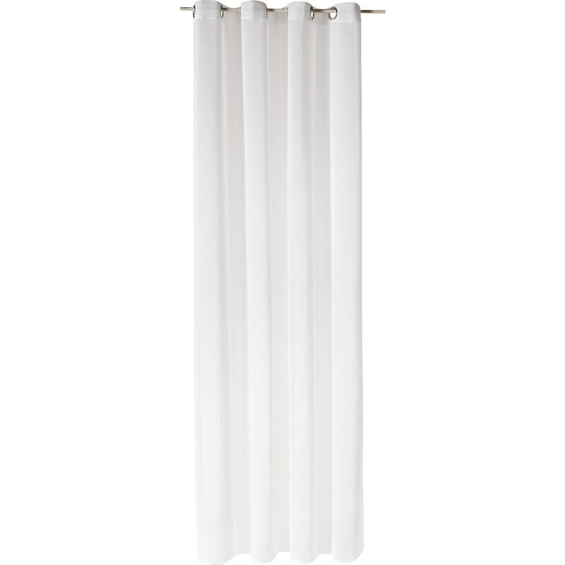 Voilage ZEPHYR coloris blanc 140 x 280 cm