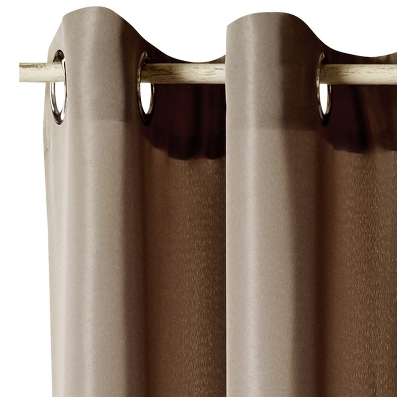 Rideau ESSENTIAL coloris taupe 140 x 300 cm