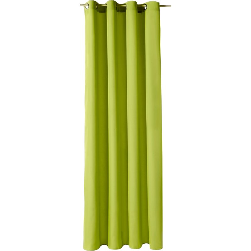 Rideau ESSENTIAL coloris vert anis 140 x 240 cm