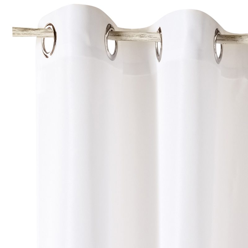 Rideau ESSENTIAL coloris blanc 140 x 240 cm