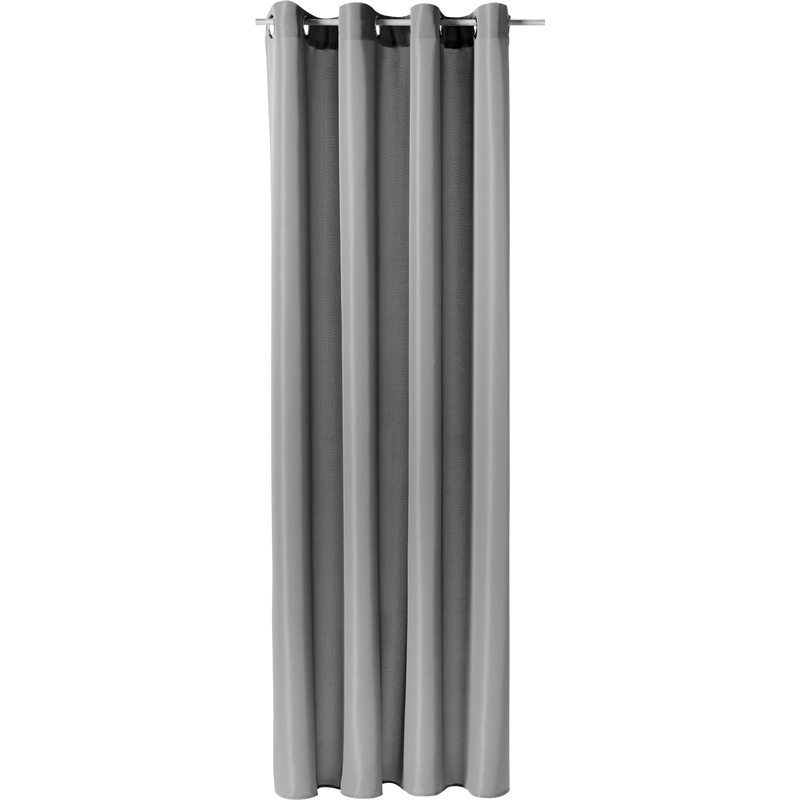 Rideau ESSENTIAL coloris gris perle 140 x 240 cm