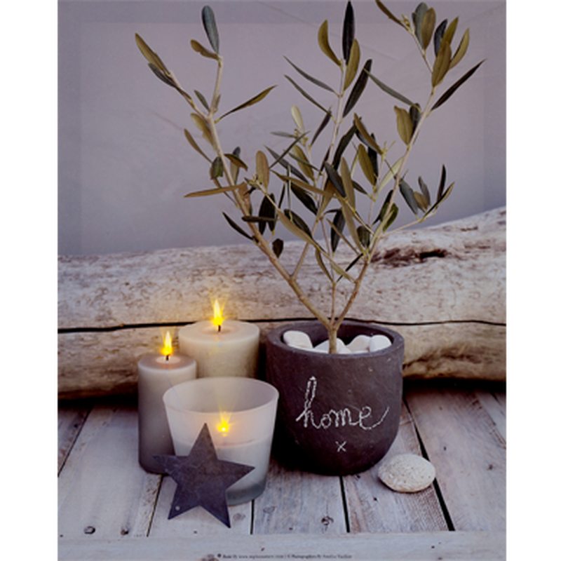 Toile lumineuse LED SWEET HOME 40 x 50 cm