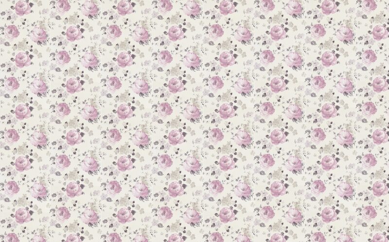 Papier peint intissé FLORENTINE FLOWER coloris écru