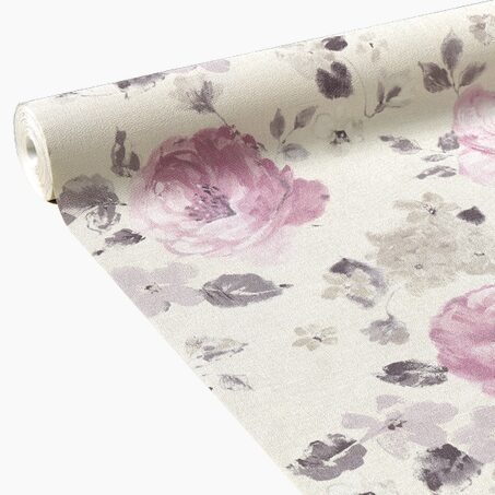 Papier peint intissé FLORENTINE FLOWER coloris écru