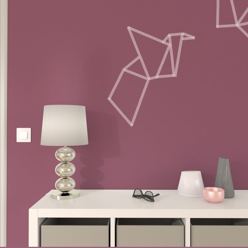 Masking tape RONDS HACHURES coloris rose