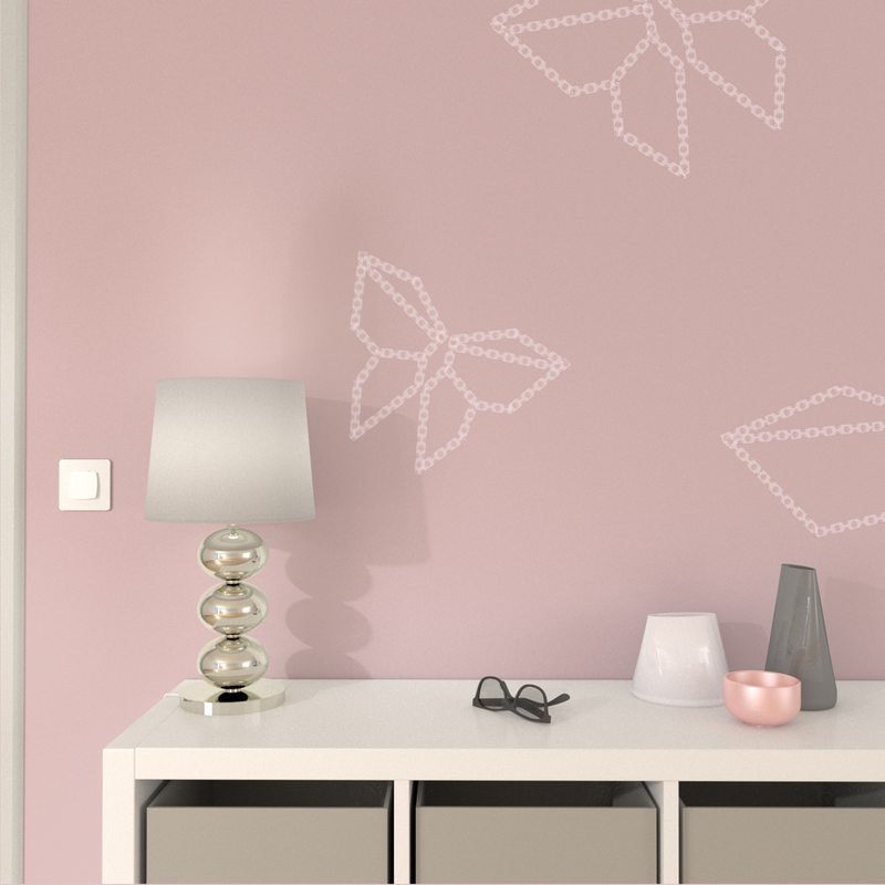 Masking tape RONDS HACHURES coloris rose