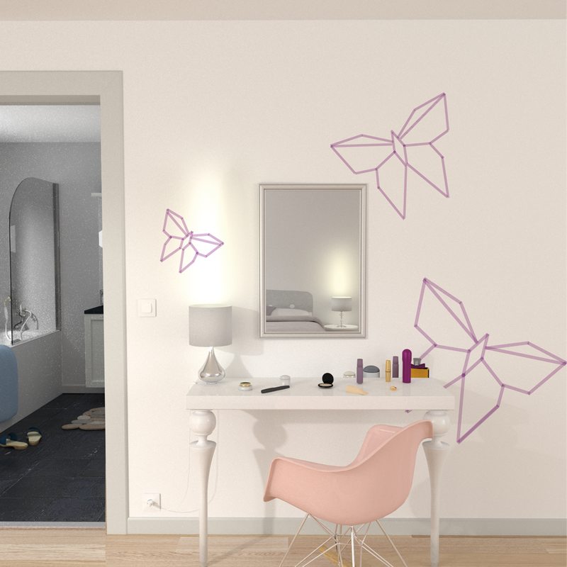 Masking tape LIGNE coloris mauve