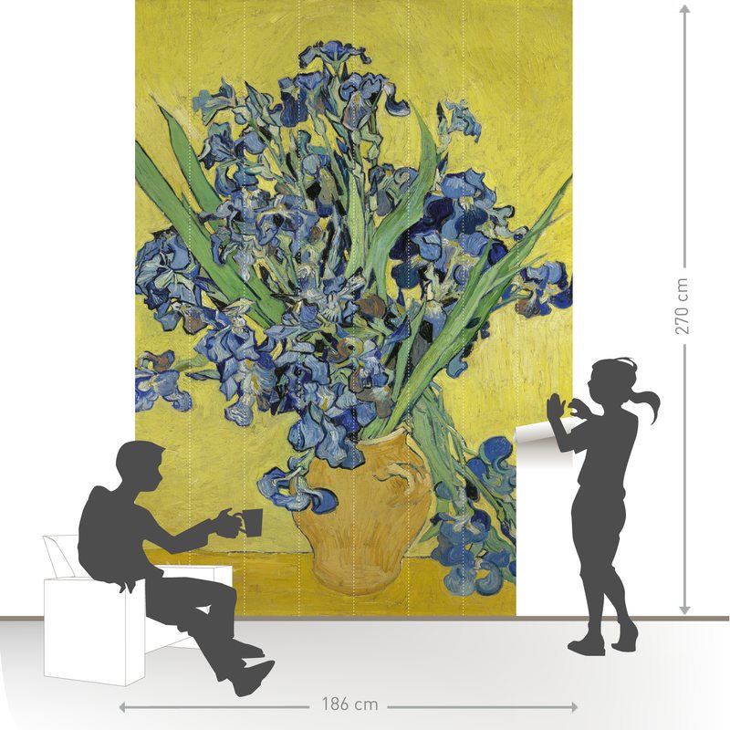 Papier peint panoramique L VAN GOGH IRIS 186 x 270 cm