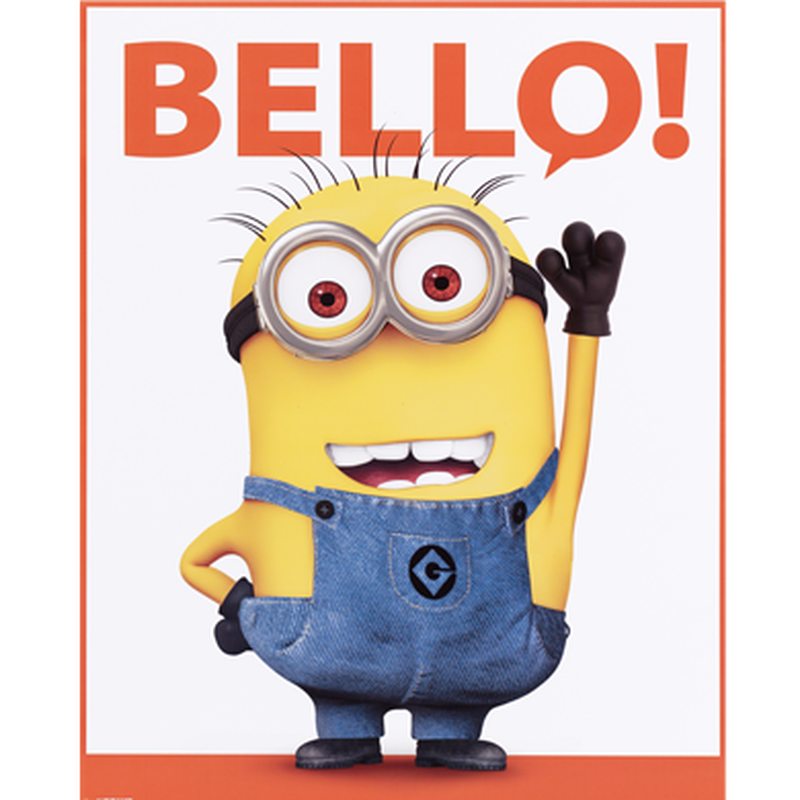 Tableau MINIONS BELLO 40 x 50 cm