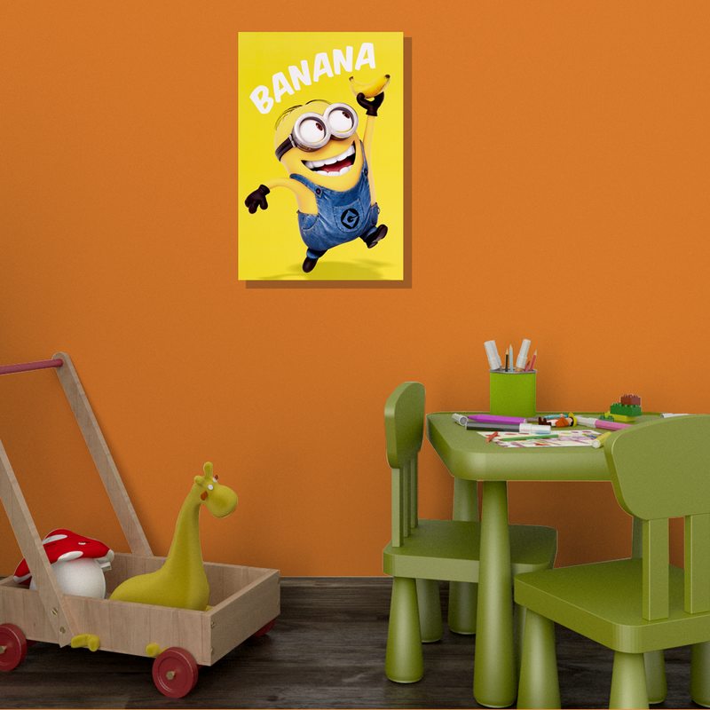 Tableau MINIONS BANANA 61 x 91 cm