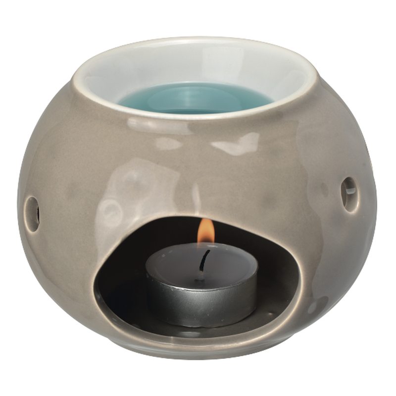 Brûleur BOULE coloris taupe