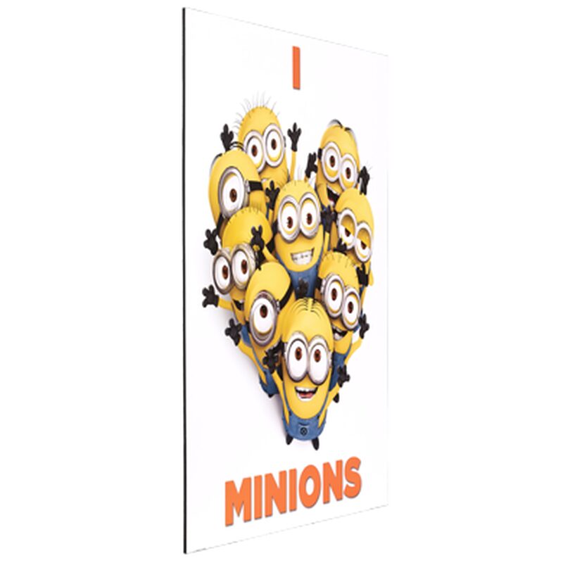 Tableau MINIONS HEART 40 x 50 cm