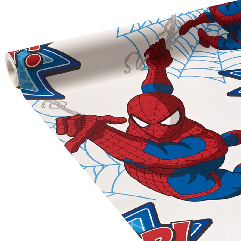 Papier peint ULTIM SPIDERMAN coloris rouge vermillon
