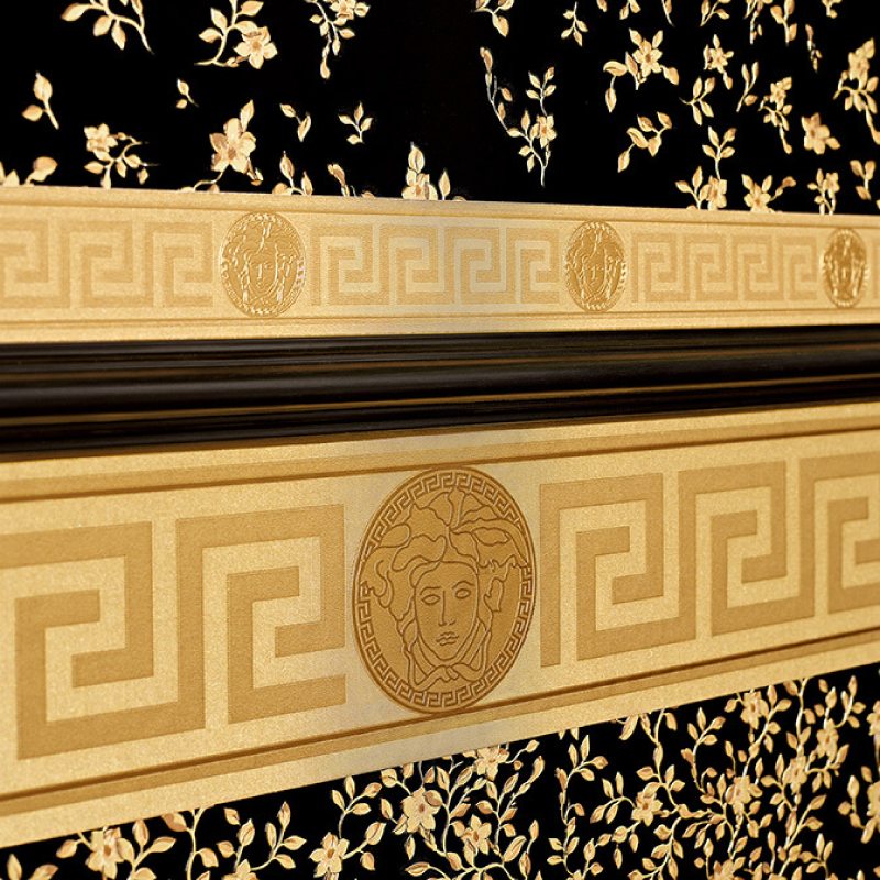 Frise vinyle VERSACE GRECO coloris or