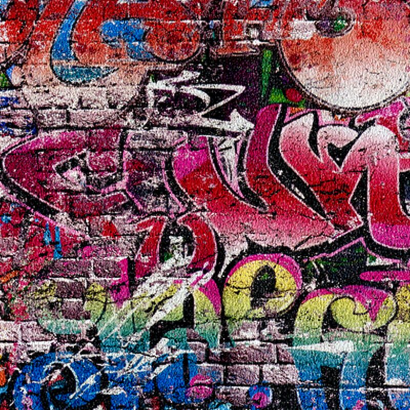 Papier peint SWAG TAG coloris multicolore