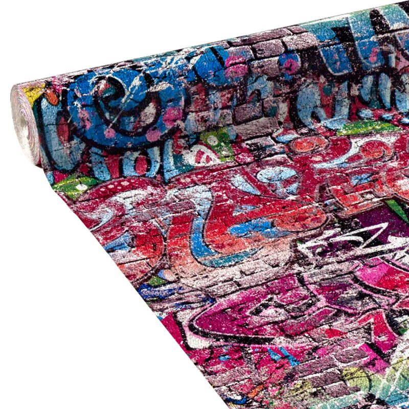 Papier peint SWAG TAG coloris multicolore