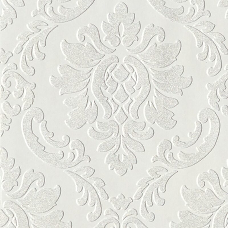 Papier peint vinyle FELICIA coloris blanc