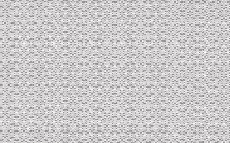 Papier peint intissé HEXAGO coloris gris perle