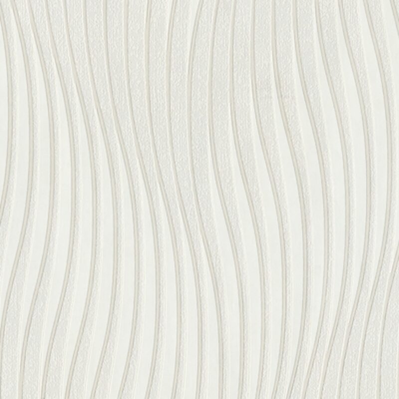 Papier peint intissé ONDULINE coloris blanc