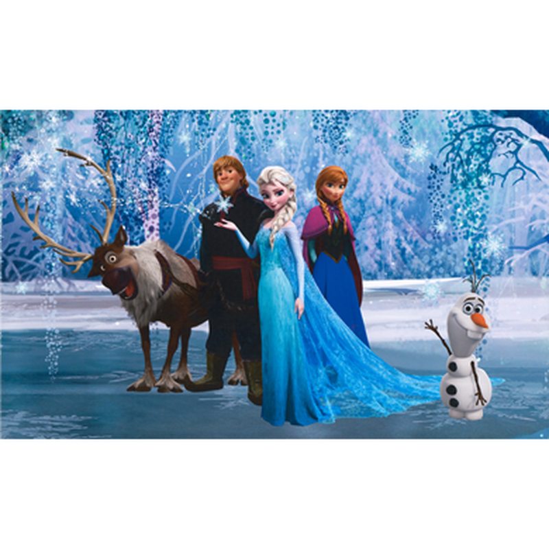 Toile lumineuse LED REINE DES NEIGES 50 x 30 cm