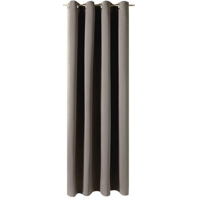 Rideau thermique ALESSANDRO coloris taupe 135 x 240 cm