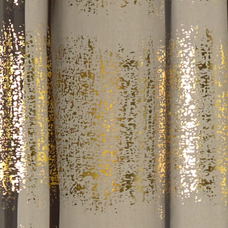 Voilage BLING coloris noir doré 130 x 240 cm