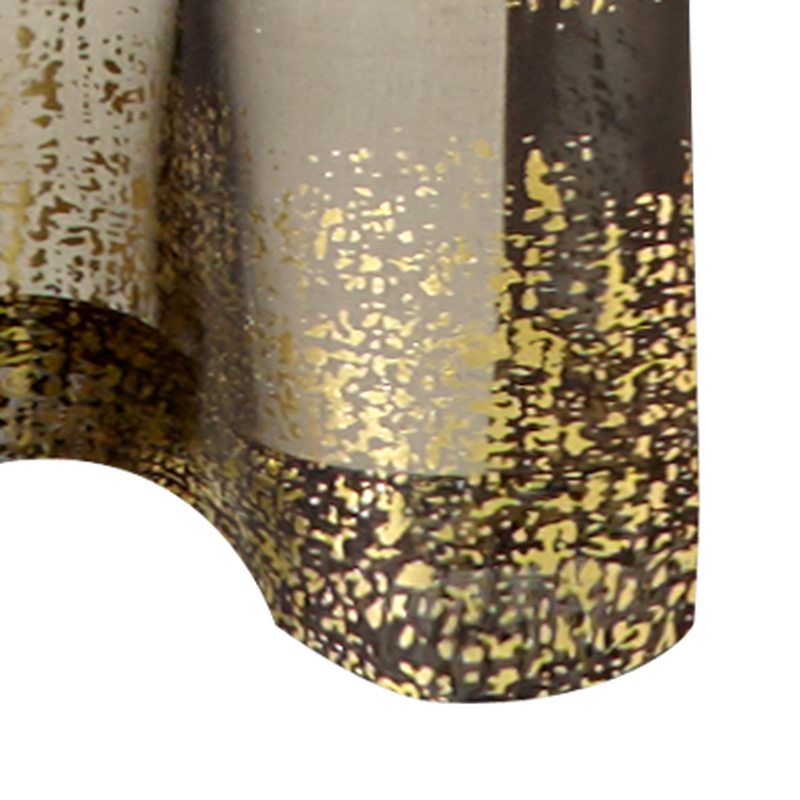 Voilage BLING coloris noir doré 130 x 240 cm