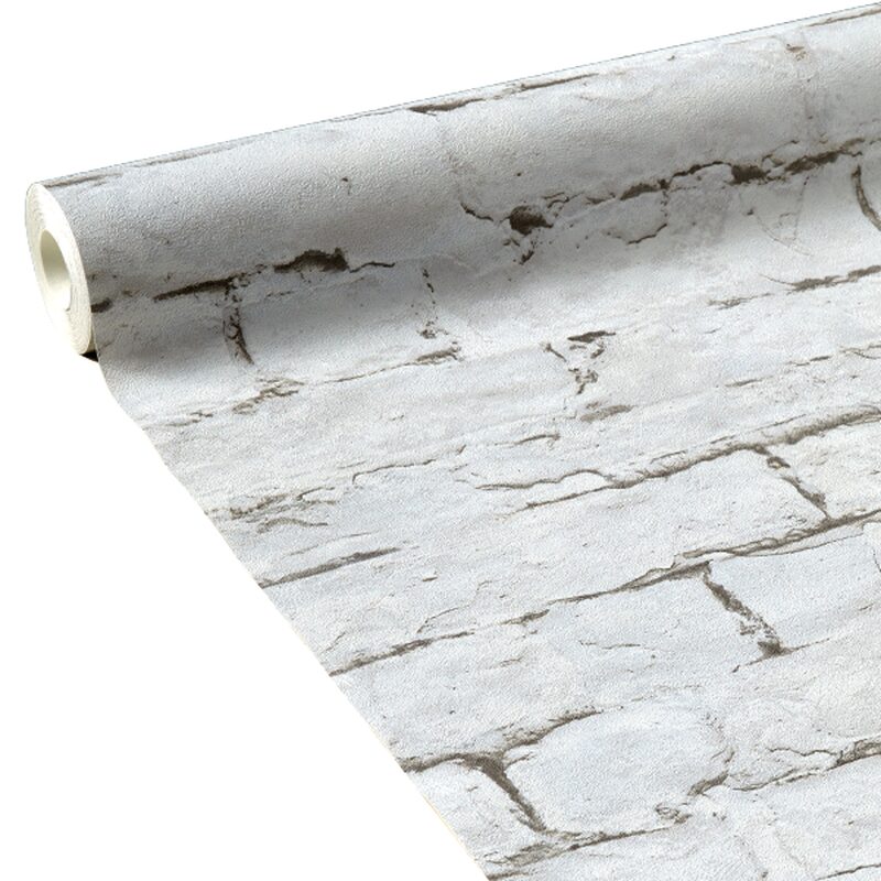 Papier peint intissé ABBEY ROAD coloris blanc