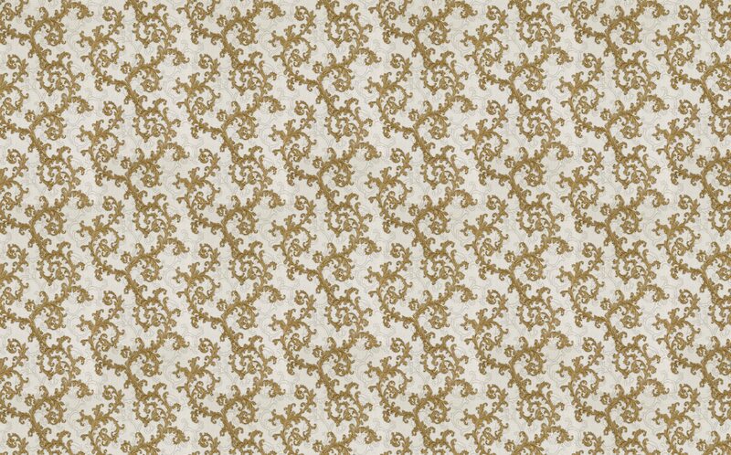 Papier peint intissé VERSACE BAROQUE & ROLL coloris gris perle