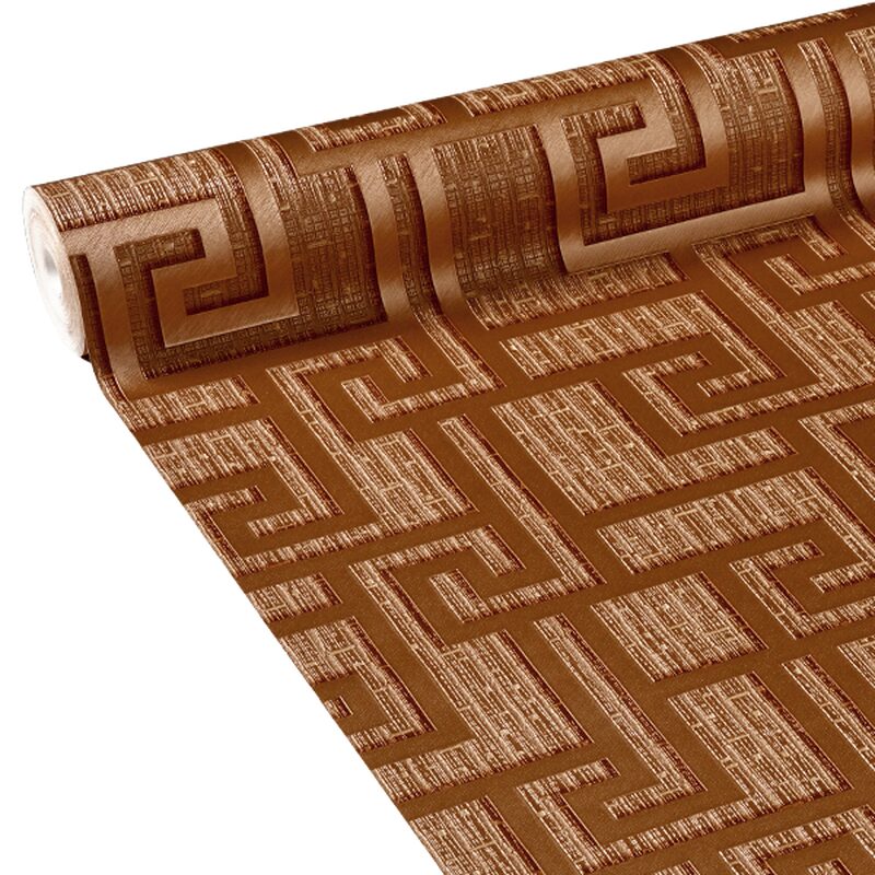 Papier peint intissé VERSACE GREEK DESIGN coloris cuivre