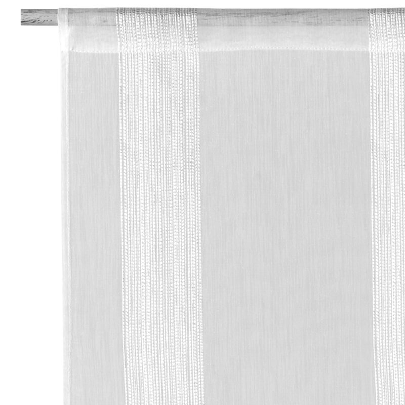 Vitrage PINGALA coloris blanc 45 x 160 cm