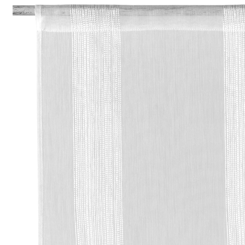 Vitrage PINGALA coloris blanc 45 x 160 cm