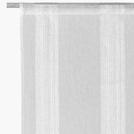 Vitrage PINGALA coloris blanc 60 x 160 cm