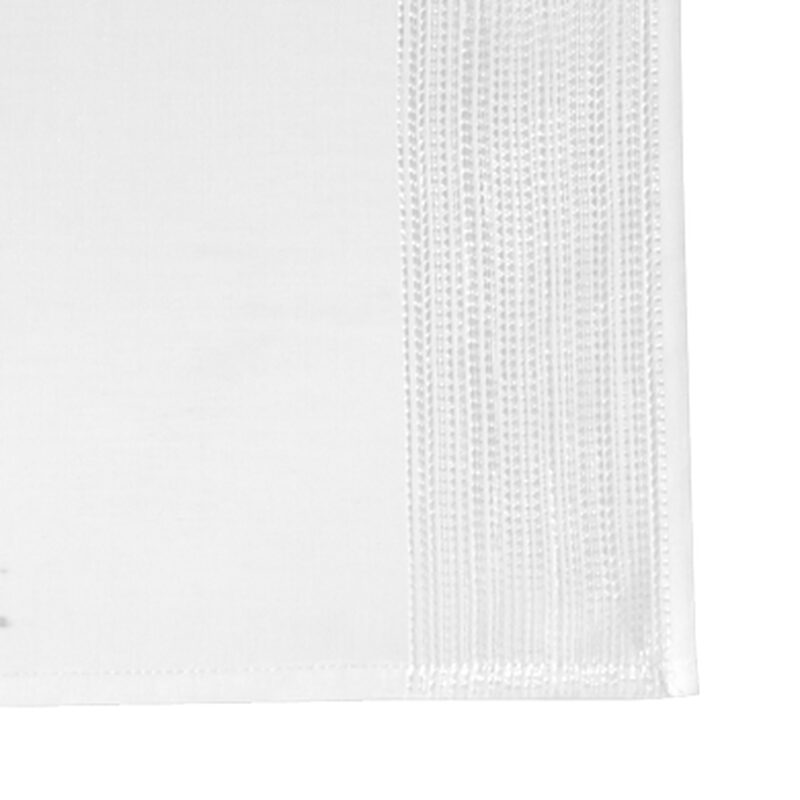 Vitrage PINGALA coloris blanc 90 x 200 cm