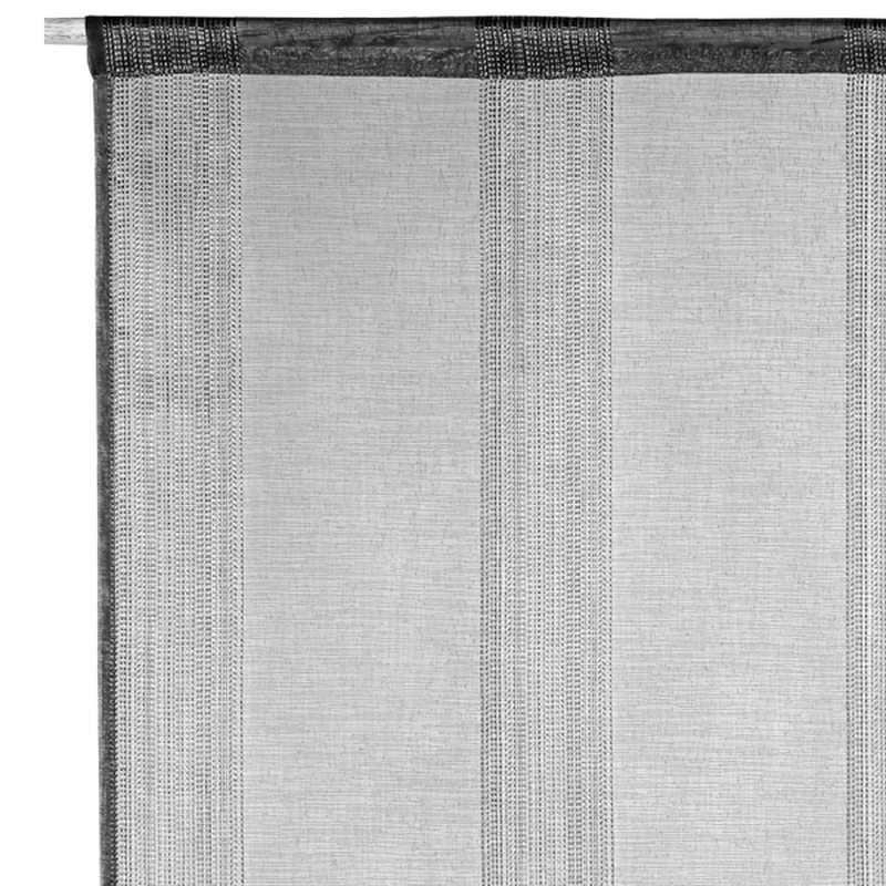 Vitrage PINGALA coloris gris 90 x 200 cm