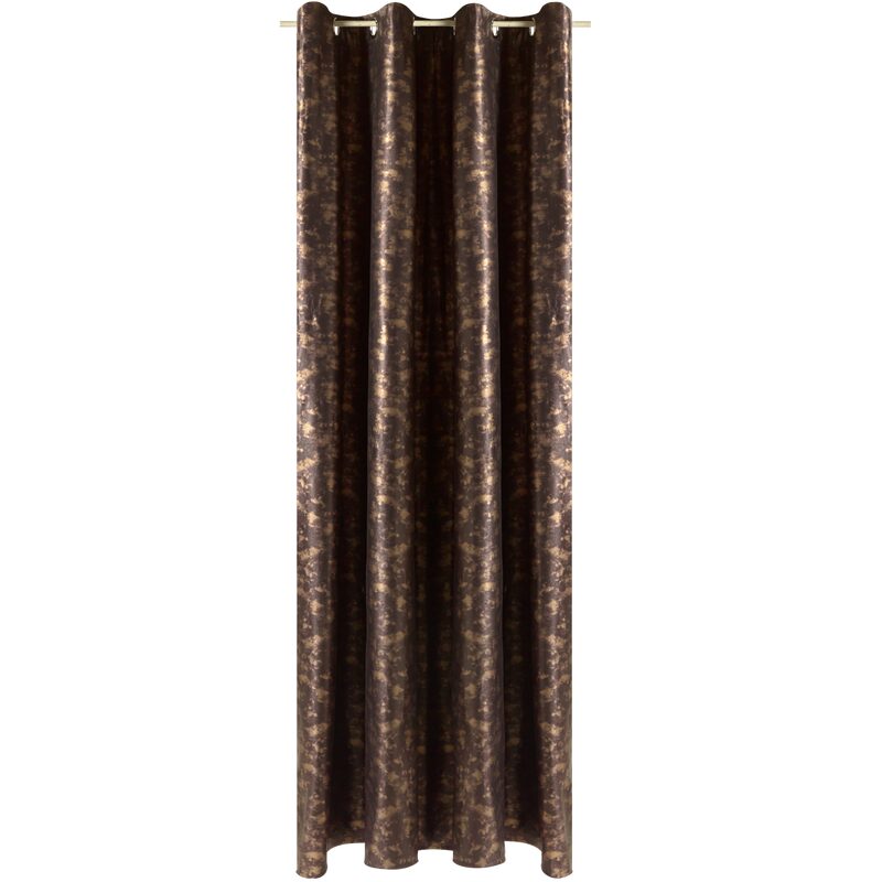 Rideau BROUILLARD coloris bronze 140 x 250 cm
